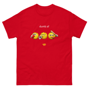 DUMB AF SMILEY RED