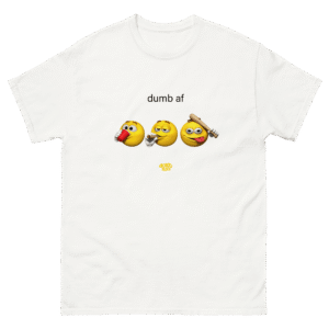 DUMB AF SMILEY WHITE